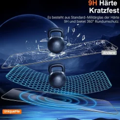 Panzerfolie für Samsung Galaxy S21 FE 5G Schutzglas [9H Härte] [kratzfest] HD