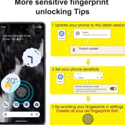 Panzer Schutzfolie Google Pixel 7a 9H Gehärtetes Glas HD Displayschutz 3 + 2 Stück