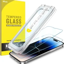 Panzer Schutzfolie iPhone 14 Pro 6,1 Zoll Displayschutz Kit 9H 2