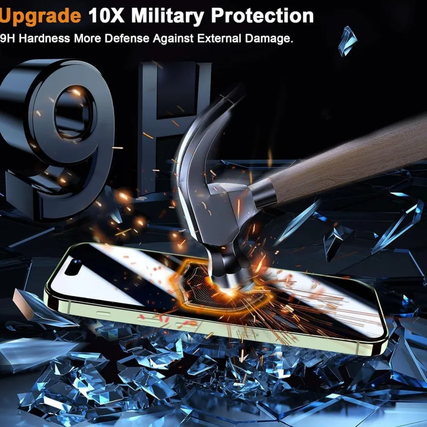 Panzer Schutz Glas + Kameraschutz für iPhone 15 Plus 6,7 Zoll