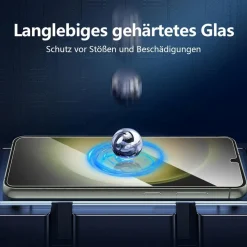 Panzer Schutz Glas Samsung Galaxy S23 Plus 6,6 Zoll 9H Ultra-klar