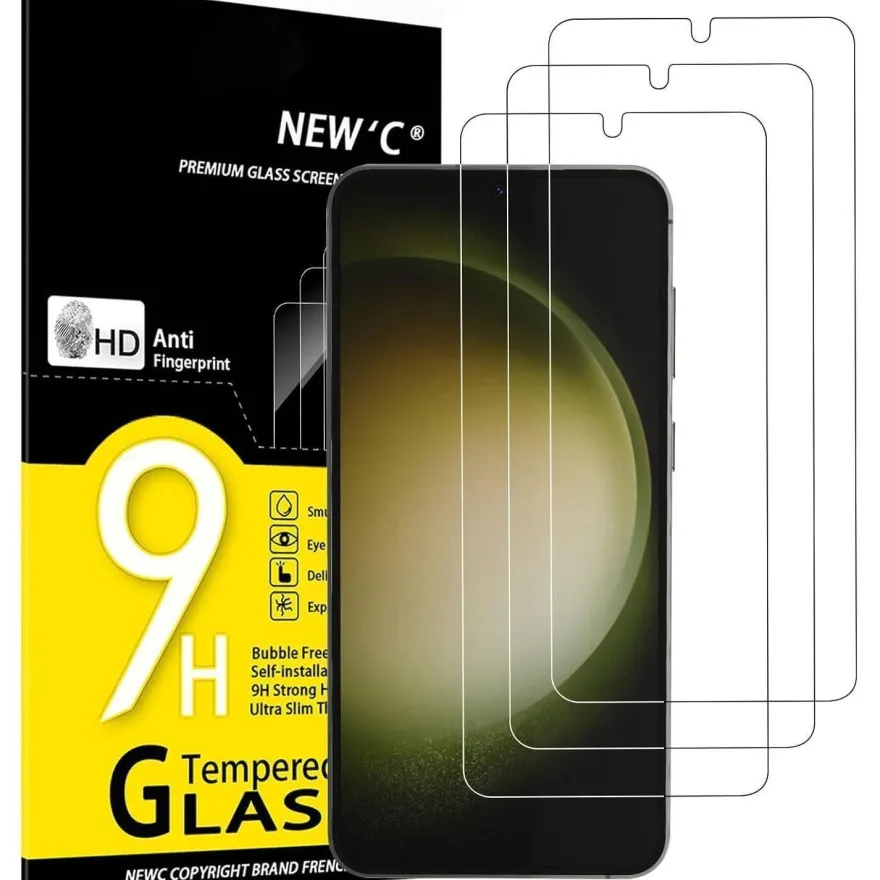 Panzer Schutz Glas Samsung Galaxy S23 Plus 6,6 Zoll 9H Ultra-klar