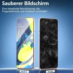 Panzer Schutz Glas Samsung Galaxy A80 A90 3 Stück 9H Ultra-klar
