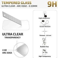 Panzer Schutz Glas Samsung Galaxy A70 2 Stück 9H Härte 0.33mm Ultra-klar