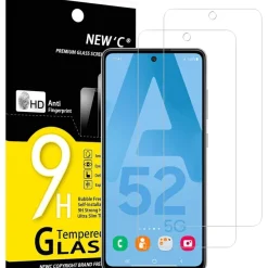Panzer Schutz Glas Samsung Galaxy A52 A52 5G A52S 5G 9H Ultra-klar