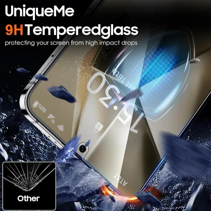 Panzer Schutzglas Samsung Galaxy S24 Plus 2 Stück 9H Prime Kameraschutz