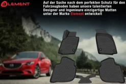 Passform Fußmatten für MINI Countryman F60 R60 2016-2020 3D Gummimatten