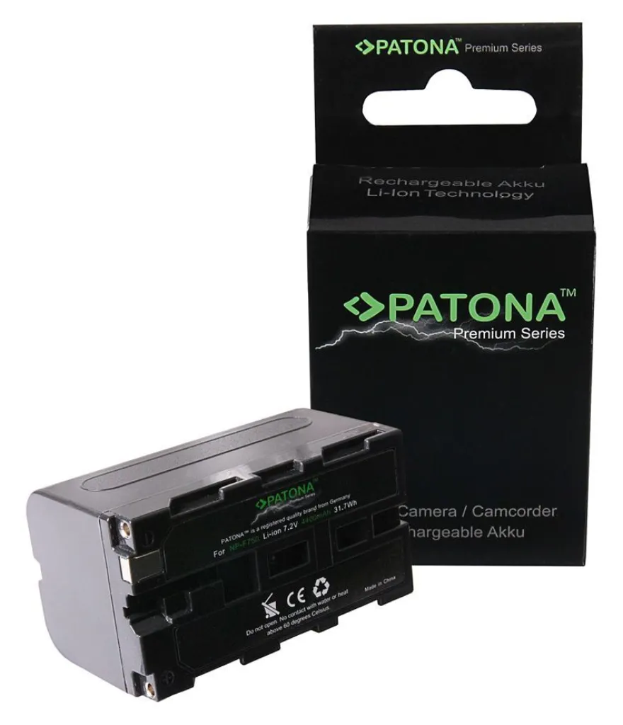 PATONA Premium Akku für Sony NP-F750 CCD CCDSC5 CCD-SC5 CCDSC55 CCD-SC55 CCDSC65