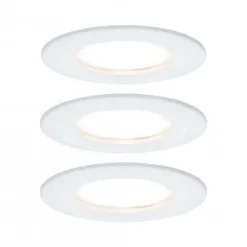 Paulmann No. 93460 Einbauleuchte LED Coin Nova 3-erSet rund 6 W Weiß matt starr