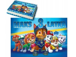 Paw Patrol Essbar Ryder Tortenaufleger Torte Geburstag Zuckermasse + NAME p09