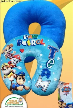 Paw Patrol Nackenkissen Kinder Reisekissen Nackenhörnchen Kissen Hunde Skye NEU