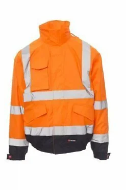 Payper Paddock Zweifarbige Warnschutzjacke, Reflexstreifen bis 3XL Italien
