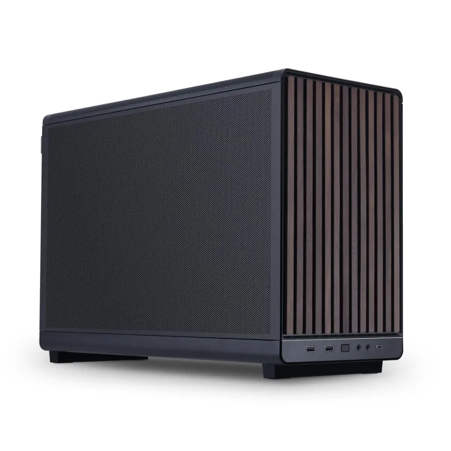 PC-Gehäuse LianLi A3-mATX Schwarz / Holz