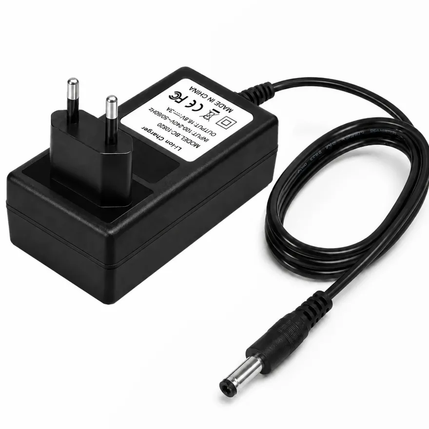P19C Netzadapter 16,8V 3A, DC Stecker 5,5 x 2,5 mm Netzteil Ladegerät AC/DC mit Kabel