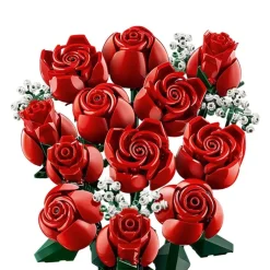 822Pcs Blumen Bausteine Set Blumenstraub Bauspielzeug Valentinstag Geschenk DE