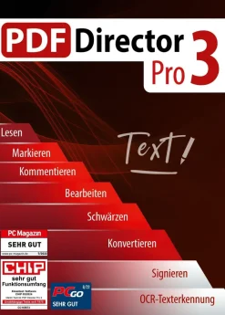 PDF Director Pro 3 - Editor - OCR - Formulare - Signieren - PC Download Version