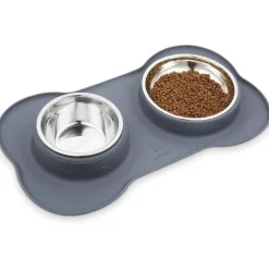 pecute 3-in-1 Hundenapf für mittelgroße Hunde und Katzen, Doppelschüssel-Set