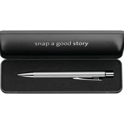 Pelikan Kugelschreiber Snap® silber Schreibfarbe blau