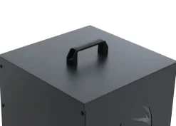 Pelletbehälter HWC-Q30 Hirsch, Pelletbox für z.B. Tierfutter, Rollen Füße 65x36x36cm