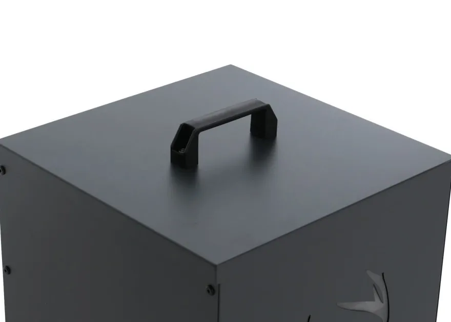 Pelletbehälter HWC-Q30 Hirsch, Pelletbox für z.B. Tierfutter, Rollen Füße 65x36x36cm
