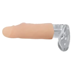 Penishülle Verlängerung um 3cm - Cut to fit - hautähnliches Material - 15,5 cm