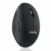 Perixx Perimice-719, Kleine ergonomische Maus, schnurlos, schwarz, schwarz