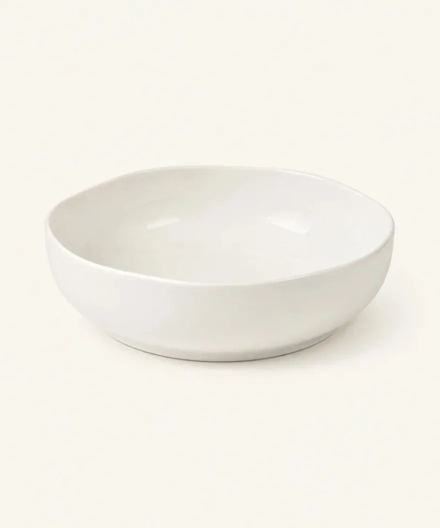 Perlemor Salatschüssel aus hochwertigem Steingut - ø25 x 7 cm