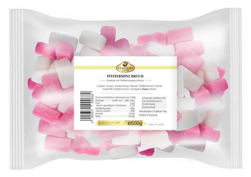 Pfefferminzbruch 500g Vorratspackung