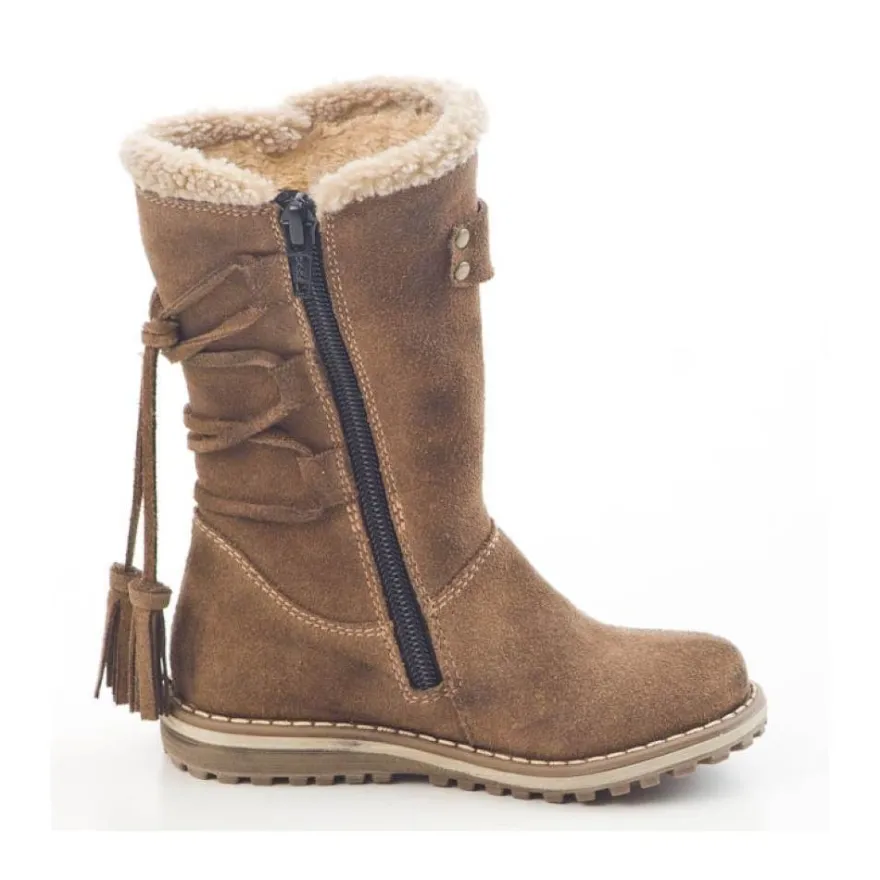 Pferdefreunde Stiefel 470412 gefüttert braun Mädchen Pferd Schuhe