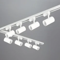 3-Phasen-Schienenset Nextrack - Schienensystem Komplett-Set mit 8x GU10 Lampe Weiß
