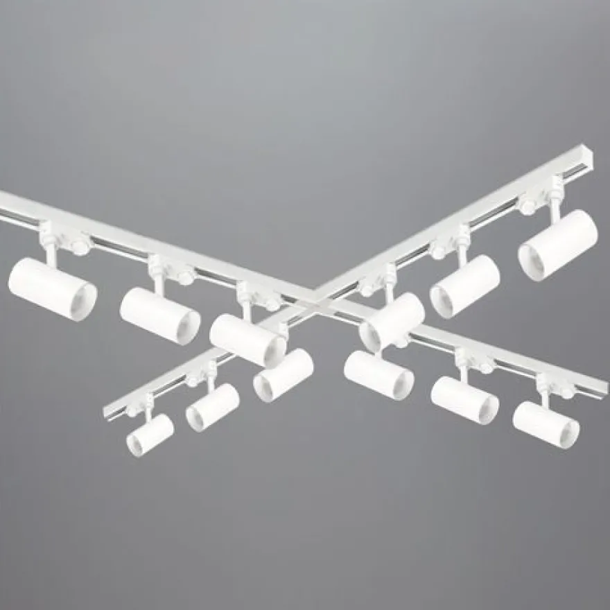 3-Phasen-Schienenset Nextrack - Schienensystem Komplett-Set mit 12x GU10 Lampe Weiß