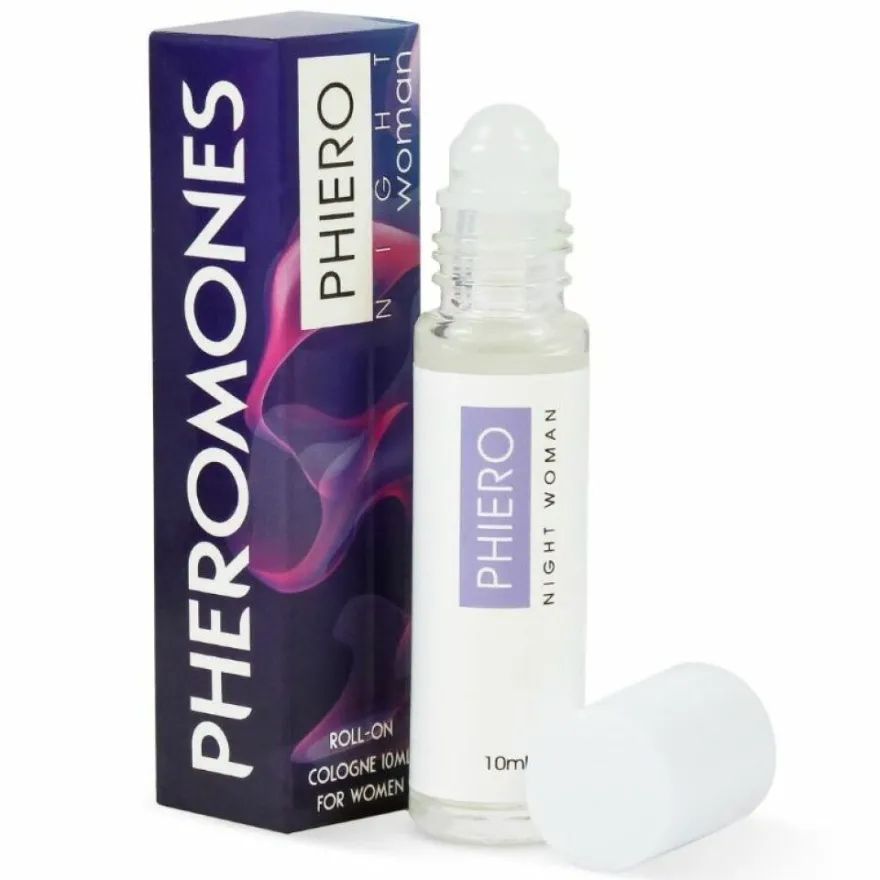 PHIERO NIGHT WOMAN. Perfume WITH Pheromones IN ROLL-ON FORMAT FOR WOMEN