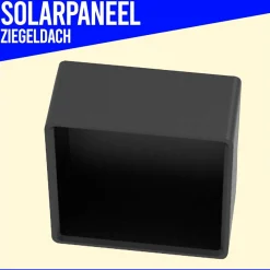 Photovoltaik Solarpanel Halterung 2X Montage Set Ziegeldach Befestigung PV 35mm