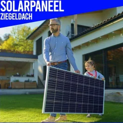 Photovoltaik Solarpanel Halterung 2X Montage Set Ziegeldach Befestigung PV 35mm
