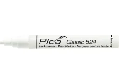 Pica Lackmarker 2-4mm mit Rundspitze Weiß