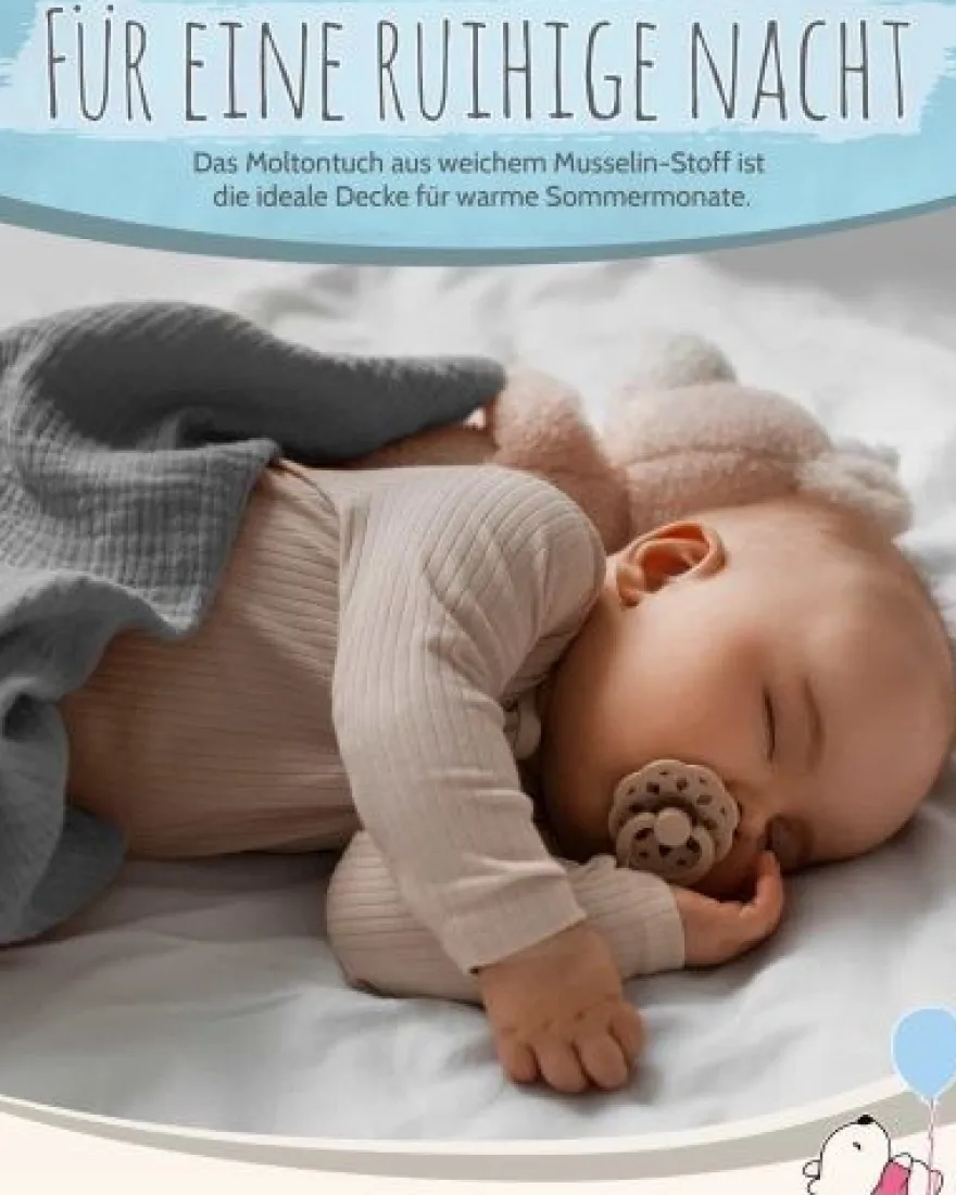 pic Bear Musselin Moltontücher 2er Pack