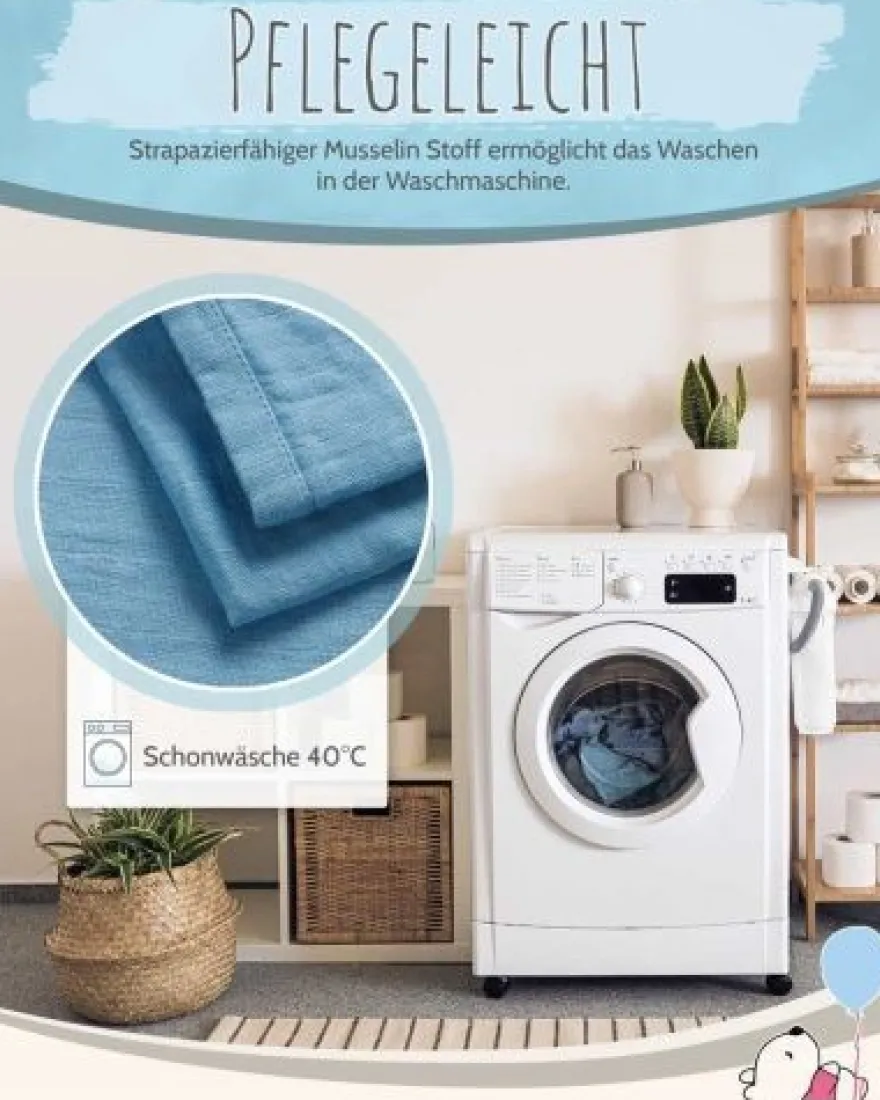 pic Bear Musselin Moltontücher 2er Pack