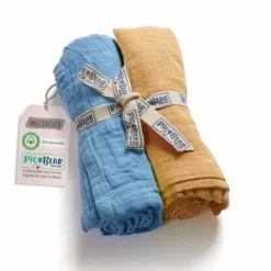 pic Bear Musselin Moltontücher 2er Pack