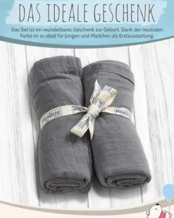 pic Bear Musselin Moltontücher 2er Pack