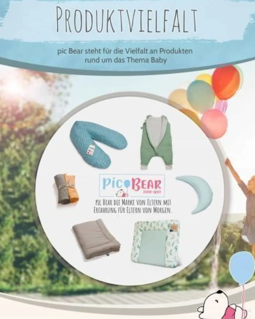 pic Bear Musselin Moltontücher 2er Pack