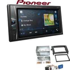 Pioneer Autoradio Bluetooth Touchscreen für Mercedes Benz A-Klasse inkl Canbus