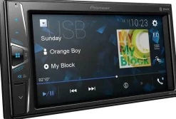 Pioneer Autoradio Bluetooth Touchscreen USB für Fiat Doblo ab 2015 schwarz matt