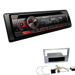 Pioneer Autoradio CD Bluetooth Spotify USB für Opel Corsa D matt chrom Canbus