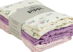Pippi Babywear Kinder Windeln Organic cloth Muslin (6-pack)