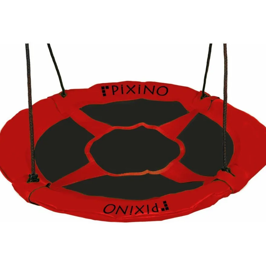 PIXINO Schaukelkreis Storchennest (Durchmesser 100cm) rot