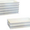 7 Pizzateigbehälter Transportkiste Lagerbox Teigbehälter 60x40 cm C65 NEU