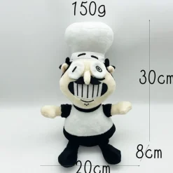Pizza Tower Plüsch Puppe für Kinder Baby Peppino Pepperman Stuffed Doll Spielzeug