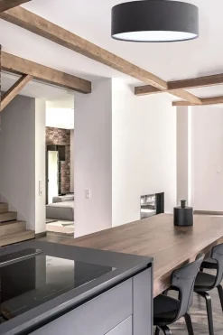 Plafond Plafond Lampenschirmhöhe 16 18 Weiße Abdeckung 50 Dunkelgrau2