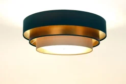 Plafond Trinity Deckenleuchte Becher weiß 60cm Version 1 Grün, Beige, Kupfer
