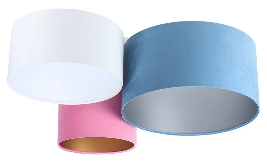 Plafond Trio 35 Metall Weiß 50|40|30 Lampenschirmhöhe...